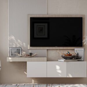 Stripy TV unit