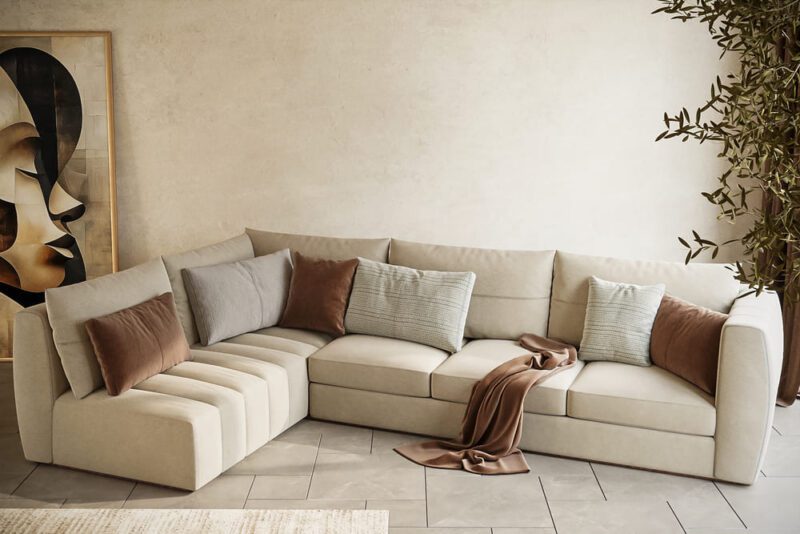 Mindy L-Shape Sofa