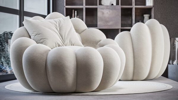 Pumpkin Accent Chair