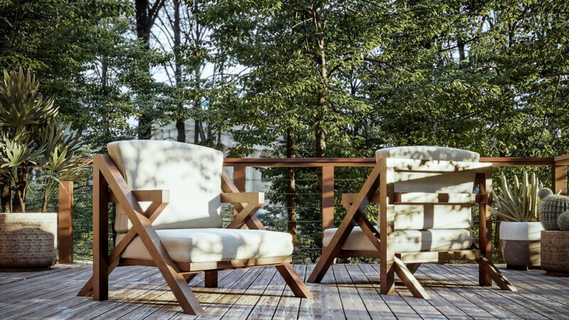 Criss Cross outdoor chair