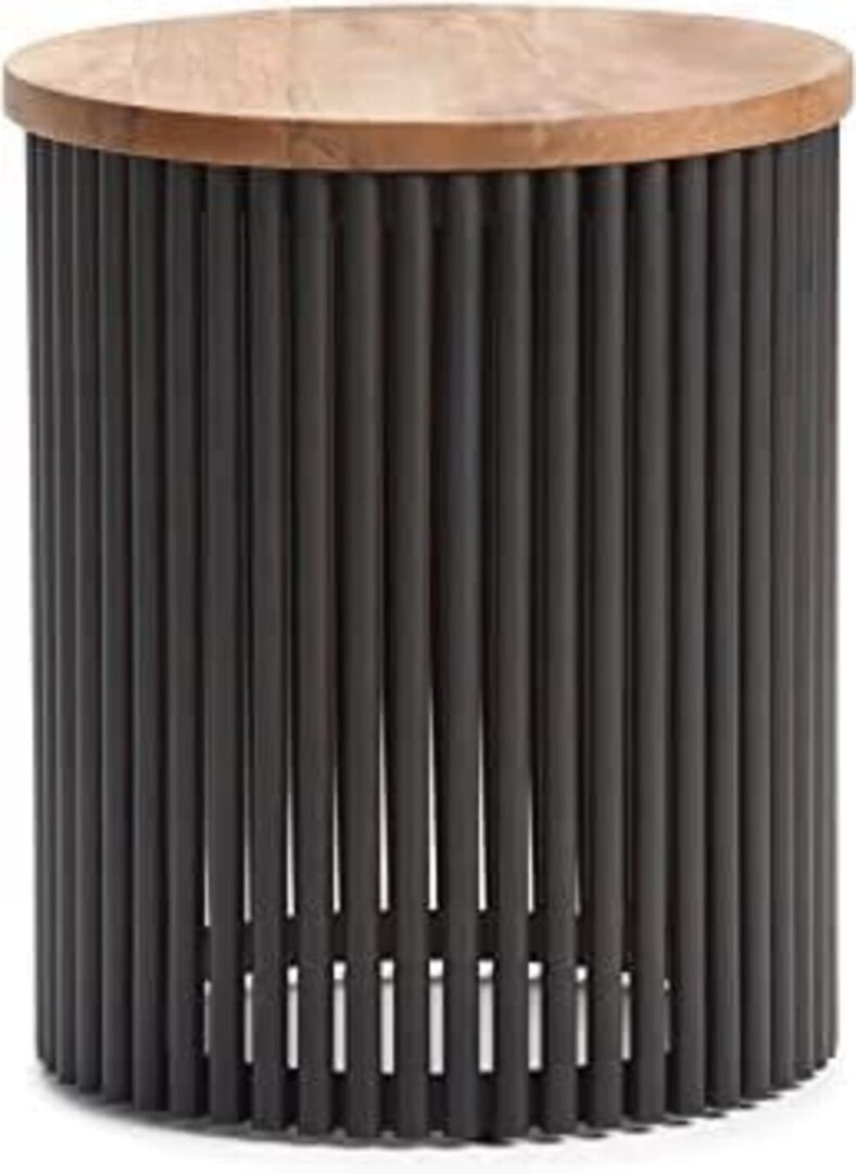 Drum outdoor table