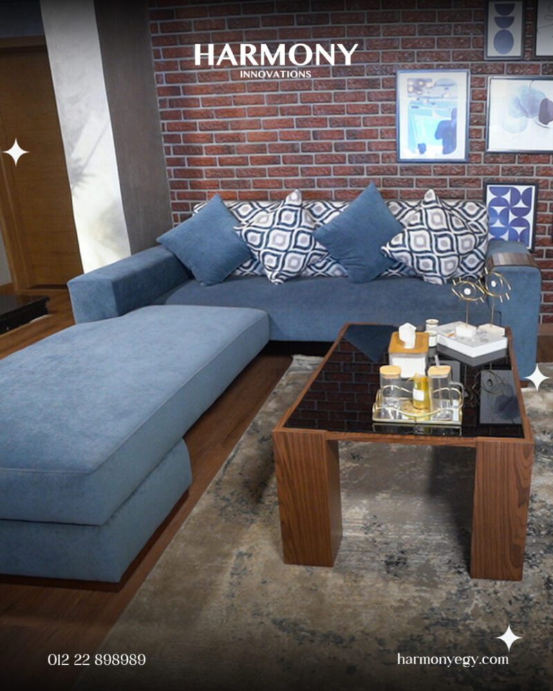 L-shape living room