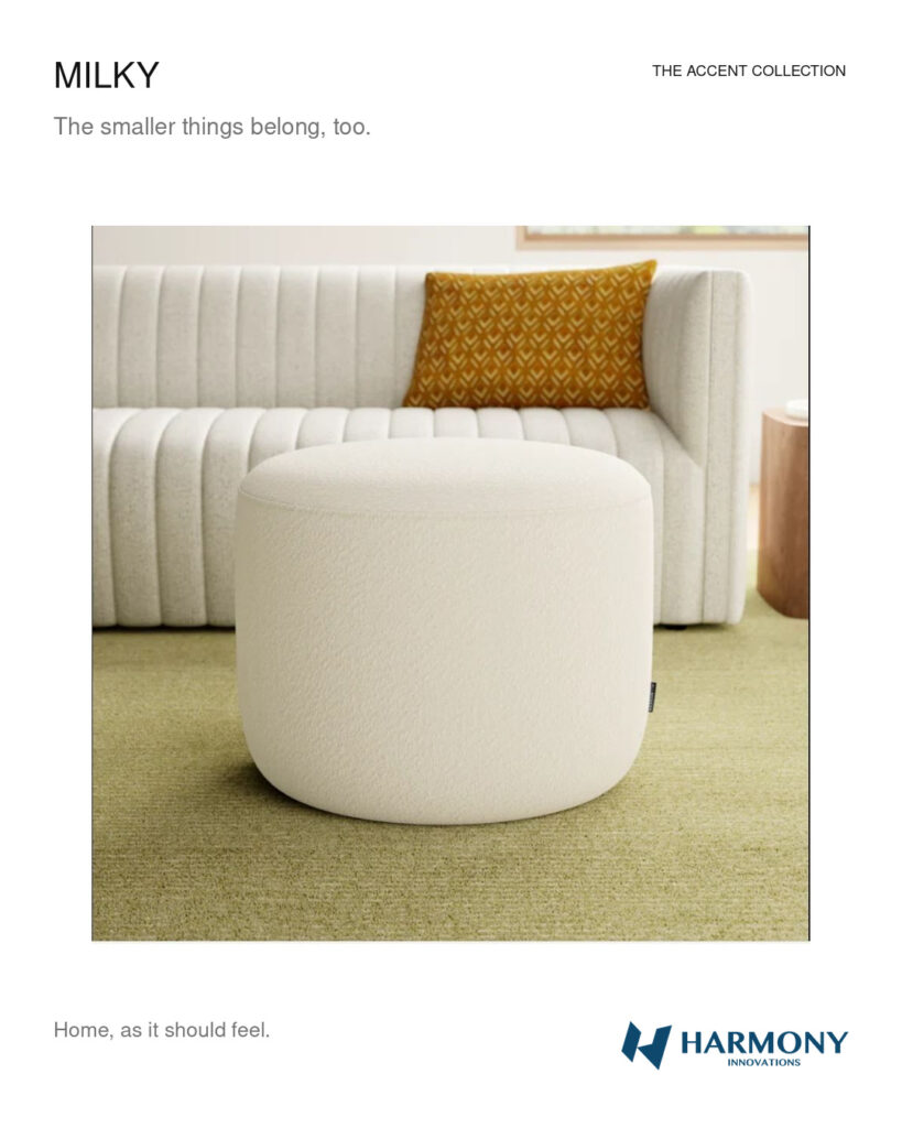 Milky Ottoman